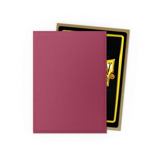 Dragon Shield Sleeves Dual Matte Pomegranate & Gold (100)