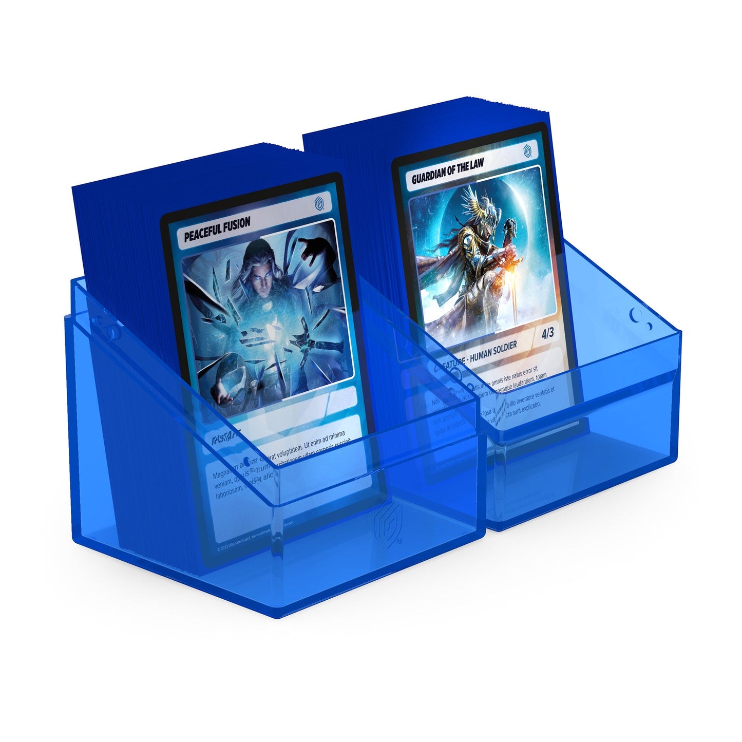Ultimate Guard Deck Case Boulder 100+ Clear Sapphire
