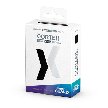 Ultimate Guard Sleeves Cortex Std Matte Black 100ct