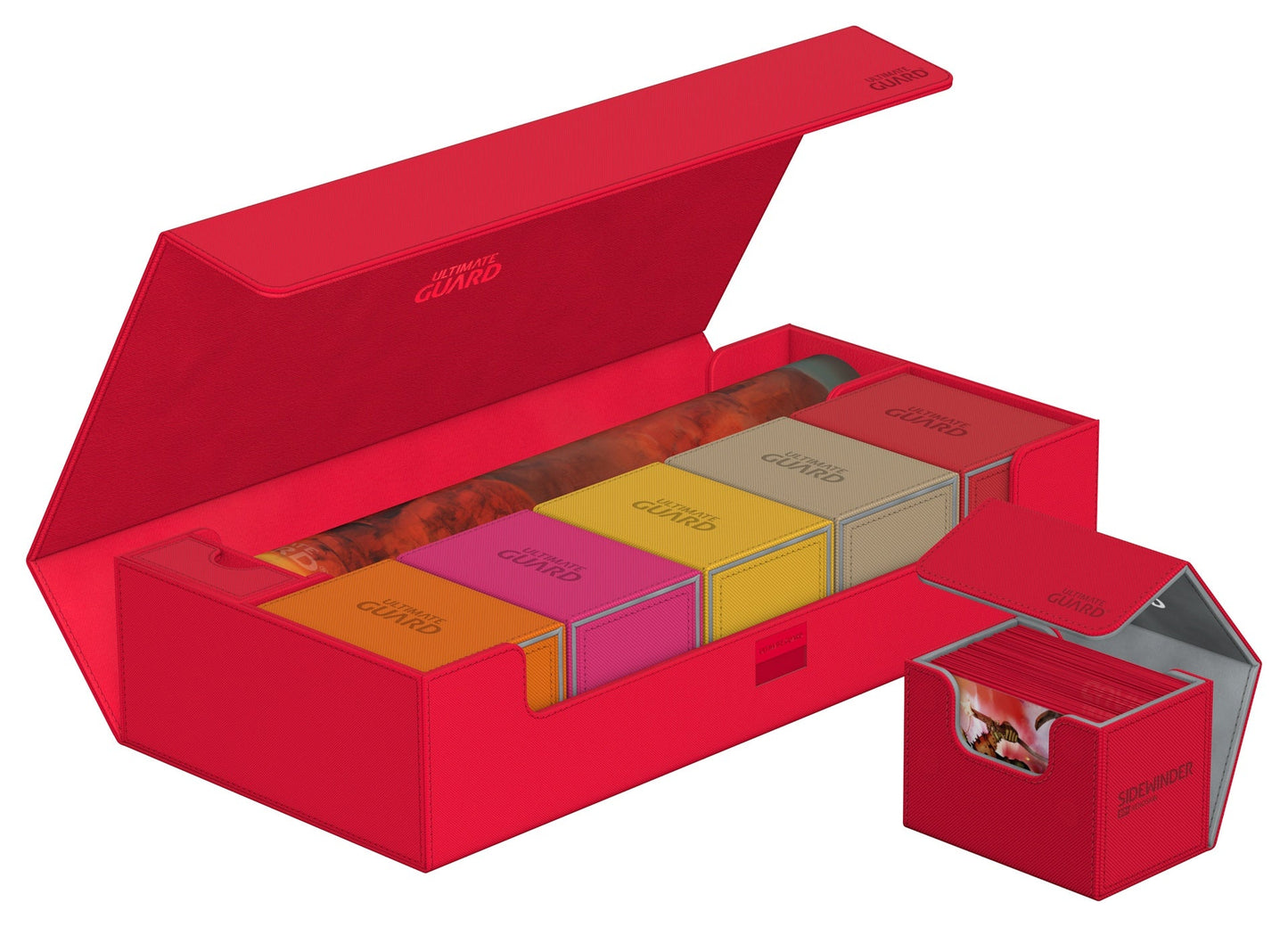 Ultimate Guard Deck Case Superhive 550+ Monocolor Red