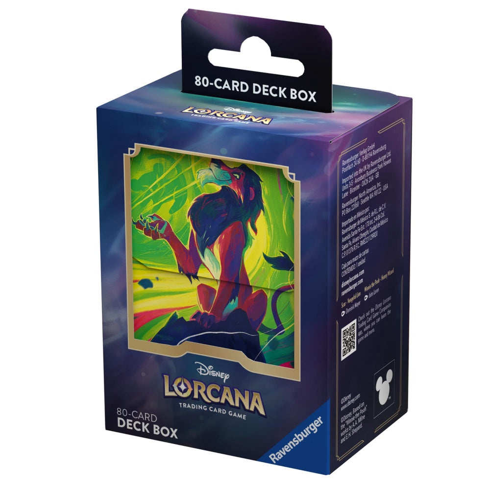 Disney Lorcana Deck Box Scar