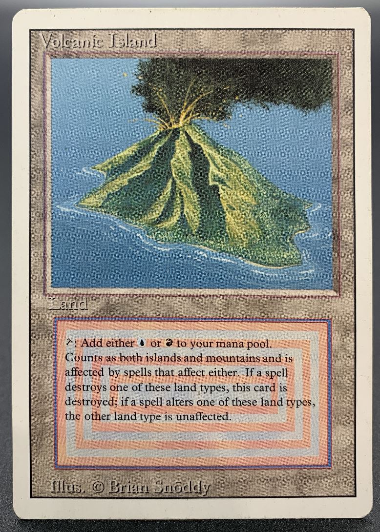 MTG Volcanic Island Revised Edition MP #2