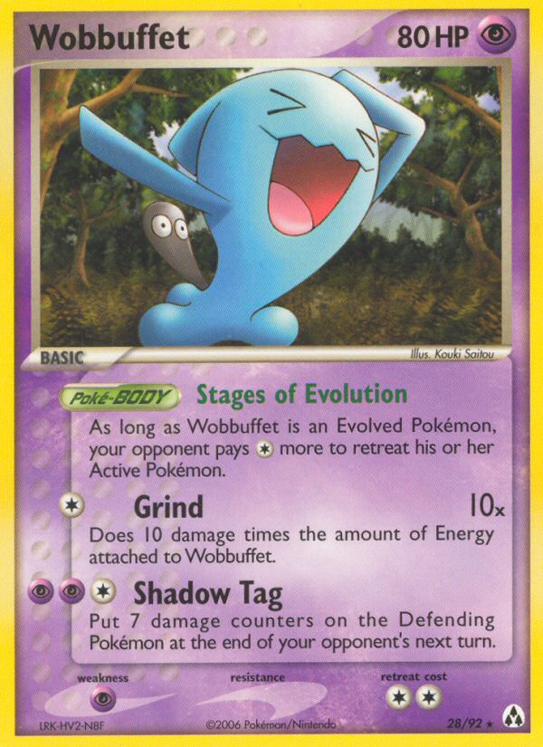 Wobbuffet (28/92) [EX: Legend Maker]