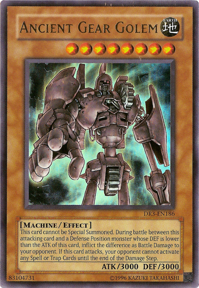 Ancient Gear Golem [DR3-EN186] Ultra Rare