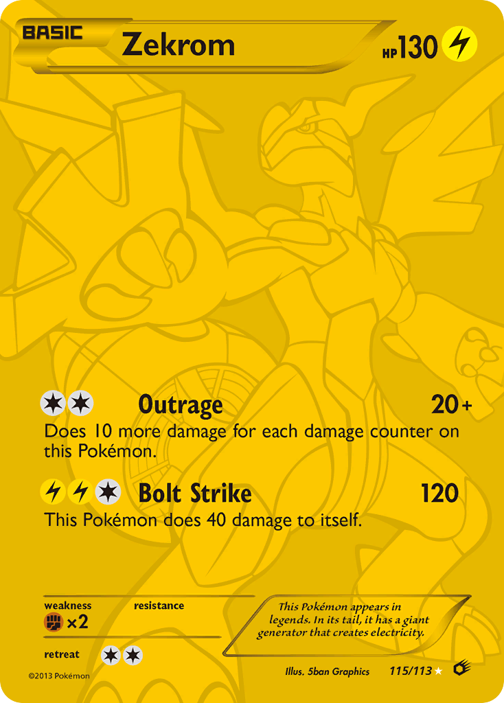 Zekrom (115/113) [Black & White: Legendary Treasures]