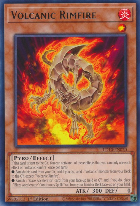 Volcanic Rimfire [LD10-EN020] Rare