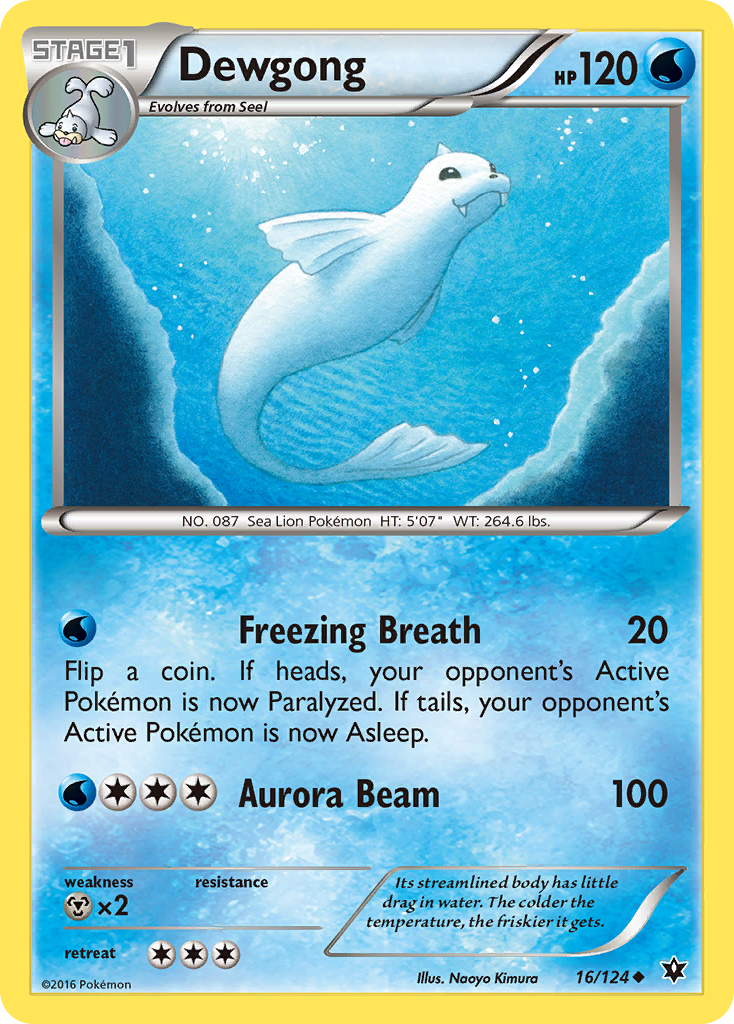 Dewgong (16/124) [XY: Fates Collide]