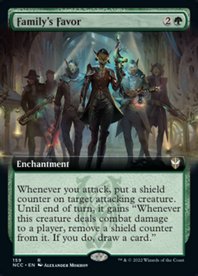 Family's Favor (Extended Art) [Streets of New Capenna Commander]