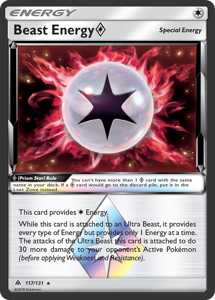 Beast Energy (117/131) (Prism Star) [Sun & Moon: Forbidden Light]