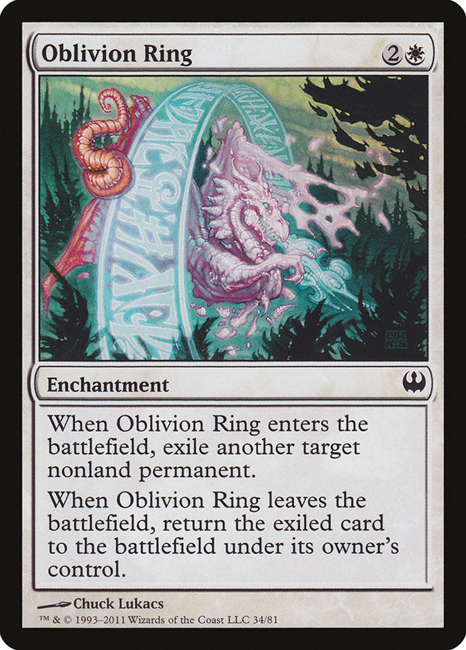 Oblivion Ring [Duel Decks: Knights vs. Dragons]