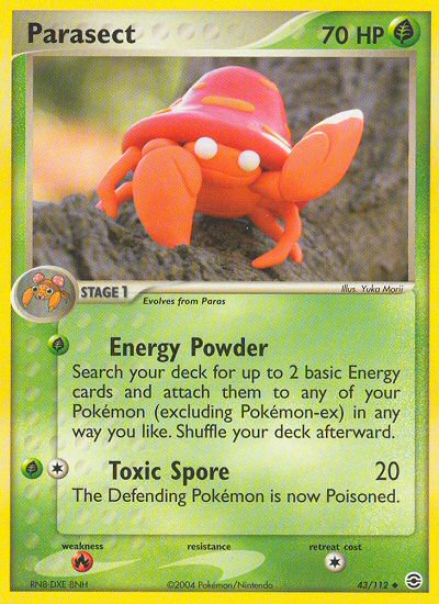 Parasect (43/112) [EX: FireRed & LeafGreen]