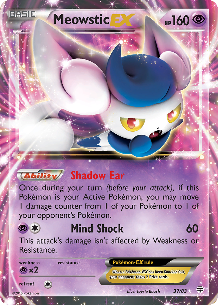 Meowstic EX (37/83) [XY: Generations]