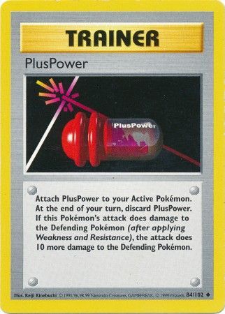 PlusPower (84/102) [Base Set Shadowless Unlimited]