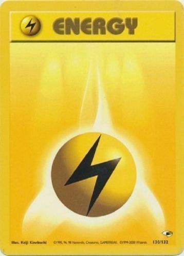 Lightning Energy (130/132) [Gym Heroes Unlimited]