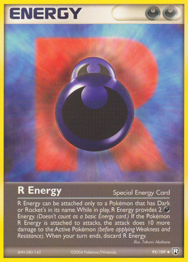 R Energy (95/109) [EX: Team Rocket Returns]