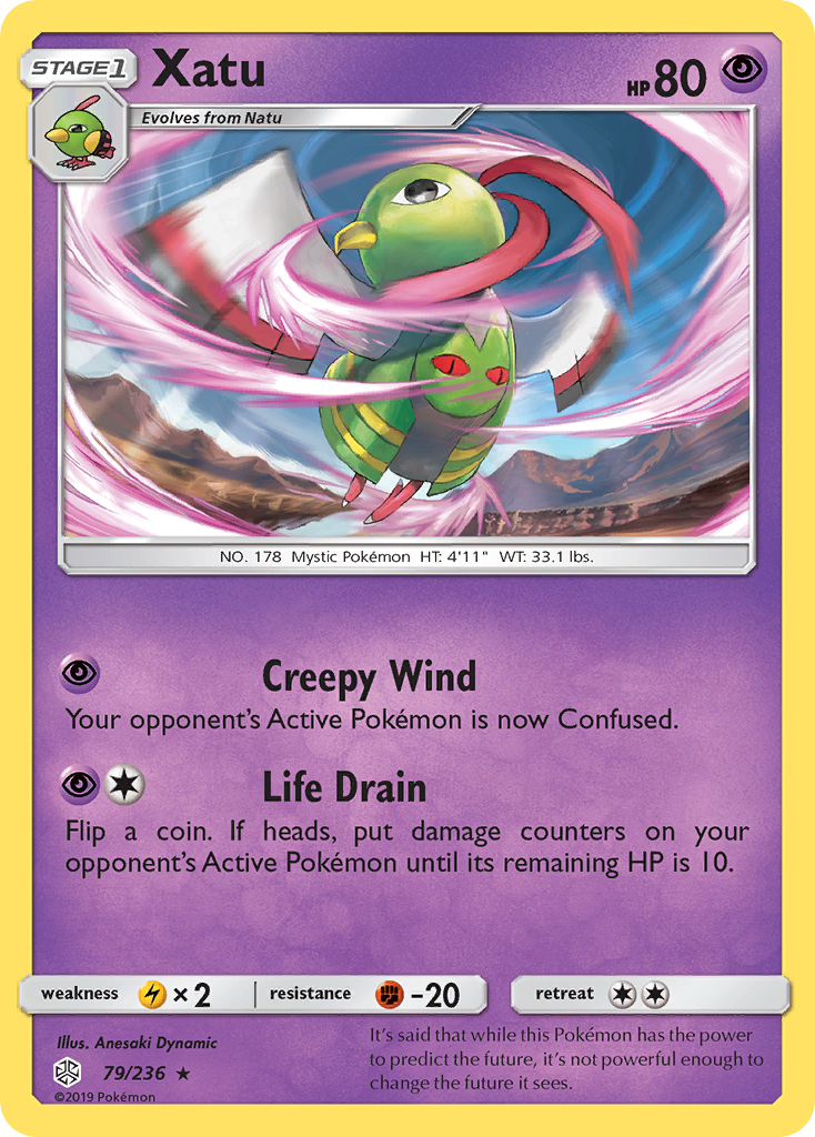 Xatu (79/236) [Sun & Moon: Cosmic Eclipse]