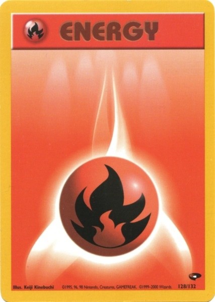 Fire Energy (128/132) [Gym Challenge Unlimited]